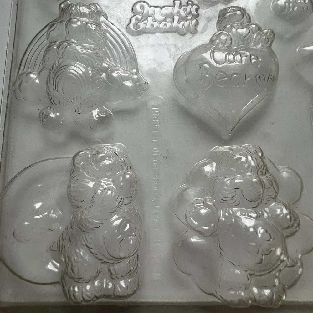 Vintage Care Bears Chocolate Mold - 1980's Licensed - 9 Cavity - Craft Or Candy